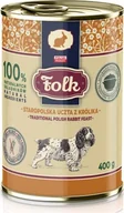 Mokra karma dla psów - Folk Dog Adult ALL MEAT Królik 400 g - miniaturka - grafika 1