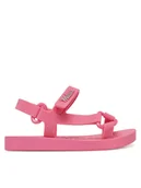 Buty dla dziewczynek - Melissa Sandały Sun Downtown Baby 35771 Różowy - miniaturka - grafika 1