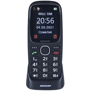 Mescomp MT-180 Hektor Czarny - Telefony komórkowe - miniaturka - grafika 1