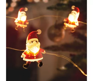 LED Łańcuch bożonarodzeniowy 20xLED/2xAA 2,2m ciepła biel - Oświetlenie świąteczne - miniaturka - grafika 1