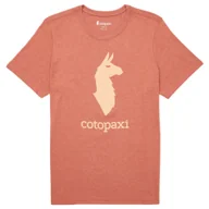 Koszulki sportowe męskie - Koszulka męska Cotopaxi Cotopaxi Llama T-Shirt Rozmiar: L / Kolor: czerwony/brązowy - miniaturka - grafika 1