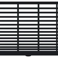 Ogrodzenia - Polbram Brama przesuwna teleskopowa Bali II 4x1,5 m prawa czarna automat - miniaturka - grafika 1