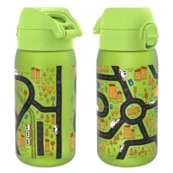 Bidony dla dzieci - Ion8 Butelka Na Wodę Bidon Recyclon 350ml Zielony Samochody Autka Cars - miniaturka - grafika 1