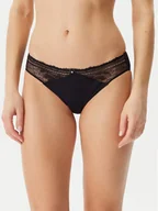 Majtki damskie - Selmark Figi klasyczne 31202 Czarny - miniaturka - grafika 1