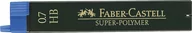 Ołówki - Faber-Castell Grafity do ołówka Super Polymer 0,7 HB / 12 szt 120700 - miniaturka - grafika 1