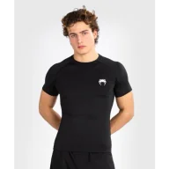 Kimona, stroje i obuwie - Venum Rashguard Krótki Rękaw Contender Short Sleeve Black/WHite - miniaturka - grafika 1