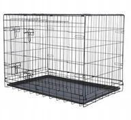 Sprzęt podróżny i transportery dla psów - Trixie Home kennel, M–L: 93 × 69 × 62 cm, black - miniaturka - grafika 1