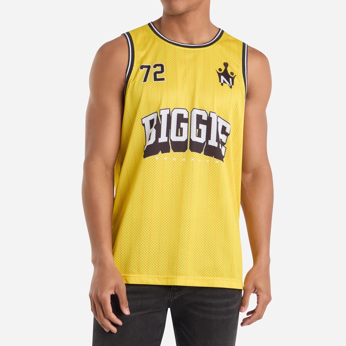 Koszulka Bez Rękawów Amplified Notorius BIG Basketball Vest-M