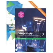 Podręczniki do technikum - Pakiet podręczników: MATeMAtyka, Odkryć fizykę. Zakres podstawowy. Liceum i technikum. Klasa 2. Edycja 2024 - miniaturka - grafika 1