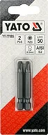 Bity - YATO KOŃCÓWKA 1/4"x50mm PZ3 /2szt. - miniaturka - grafika 1
