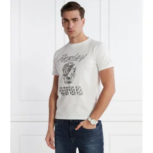 Replay T-shirt | Regular Fit - Koszulki męskie - miniaturka - grafika 1