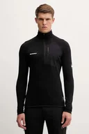 Bluzy męskie - Mammut bluza sportowa Aenergy Light męska kolor czarny wzorzysta 1014-05521 - miniaturka - grafika 1