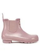 Kalosze damskie - Hunter Kalosze WFS2078RGL Różowy - miniaturka - grafika 1