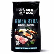 Sucha karma dla psów - John Dog Biała Ryba z Łososiem i Warzywami 3 kg - miniaturka - grafika 1