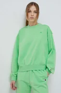 Bluzy damskie - Champion bluza damska kolor zielony gładka - miniaturka - grafika 1
