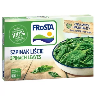FRoSTA Szpinak liście 300 g - Mrożonki warzywne i owocowe - miniaturka - grafika 1