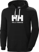 Bluzy męskie - Helly Hansen męska bluza z kapturem HH LOGO HOODIE 33977 990 S - miniaturka - grafika 1