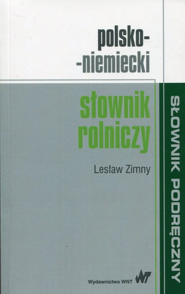 Wydawnictwo Naukowe PWN Polsko-niemiecki słownik rolniczy - Lesław Zimny