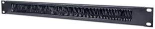 Intellinet Network Solutions 19i Cable Inlet Panel 1U Black Cable Inl (712767) - Wieszaki i stojaki - miniaturka - grafika 1