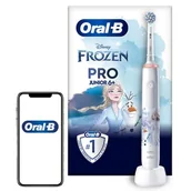 Szczoteczki do zębów dla dzieci - Braun Oral-B szczoteczka elektryczna Junior PRO Frozen dla dzieci powyżej 6 lat (D505.513.23K) - miniaturka - grafika 1