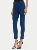 Spodnie damskie - Rinascimento Spodnie materiałowe CFC0127865003 Niebieski Slim Fit - miniaturka - grafika 1
