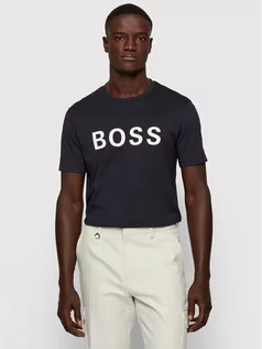 Koszulki męskie - Hugo Boss T-Shirt Tiburt 171_BB 50430889 Granatowy Regular Fit - grafika 1