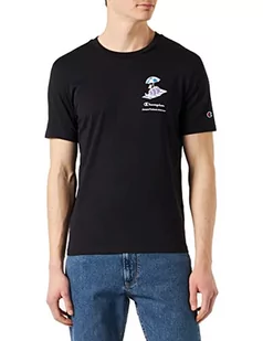 Champion Męski t-shirt Rochester 1919 Graphic Gallery Crewneck S-s, czarny, XL, czarny, XS - Koszulki męskie - miniaturka - grafika 1