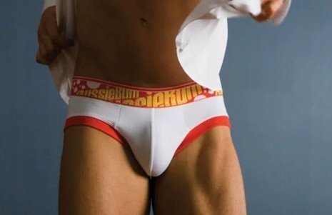 Męska bielizna, slipy marki AUSSIEBUM rozmiar L, nowe (2621)