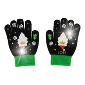 Rękawiczki rowerowe - RĘKAWICZKI DO EKRANÓW DOTYKOWE UNIWERSALNE MIKOŁAJ ŚWIĄTECZNE CIEPŁE - miniaturka - grafika 1