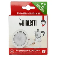 Akcesoria i części do ekspresów do kawy - Bialetti Bialetti Uszczelka 3 szt.) + sitko do kawiarek aluminiowych Bialetti 1tz 0800031 - miniaturka - grafika 1