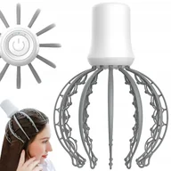 Masażery - ELEKTRYCZNY MASAZER SKÓRY GŁOWY OCTOPUS 12-ZĘBOWY DO RELAKSACJI - miniaturka - grafika 1