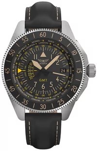 Zegarek Zegarek Aviator V.1.37.0.303.4 AIRACOBRA GMT - Zegarki męskie - miniaturka - grafika 1
