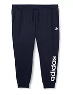Spodenki męskie - adidas Męskie spodnie Essentials French Terry Tapered Cuff Logo (1/1), Atrament legendy, M - miniaturka - grafika 1