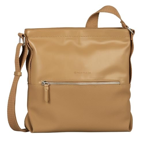 TOM TAILOR Erin damska torba na ramię Crossbody Bag średnia, brązowy, m