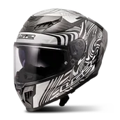 Kaski motocyklowe - Kask Integralny LS2 FF807 Dragon SrebrnyL - miniaturka - grafika 1