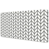 Podkładki na biurko - Mata z nadrukiem na biurko Wzór w jodełkę 90x45 cm - miniaturka - grafika 1