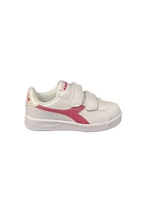 Diadora Game P PS Girl, Trampki, White/Claret Red, 33.5 EU, White Claret Red - Buty dla dziewczynek - miniaturka - grafika 1