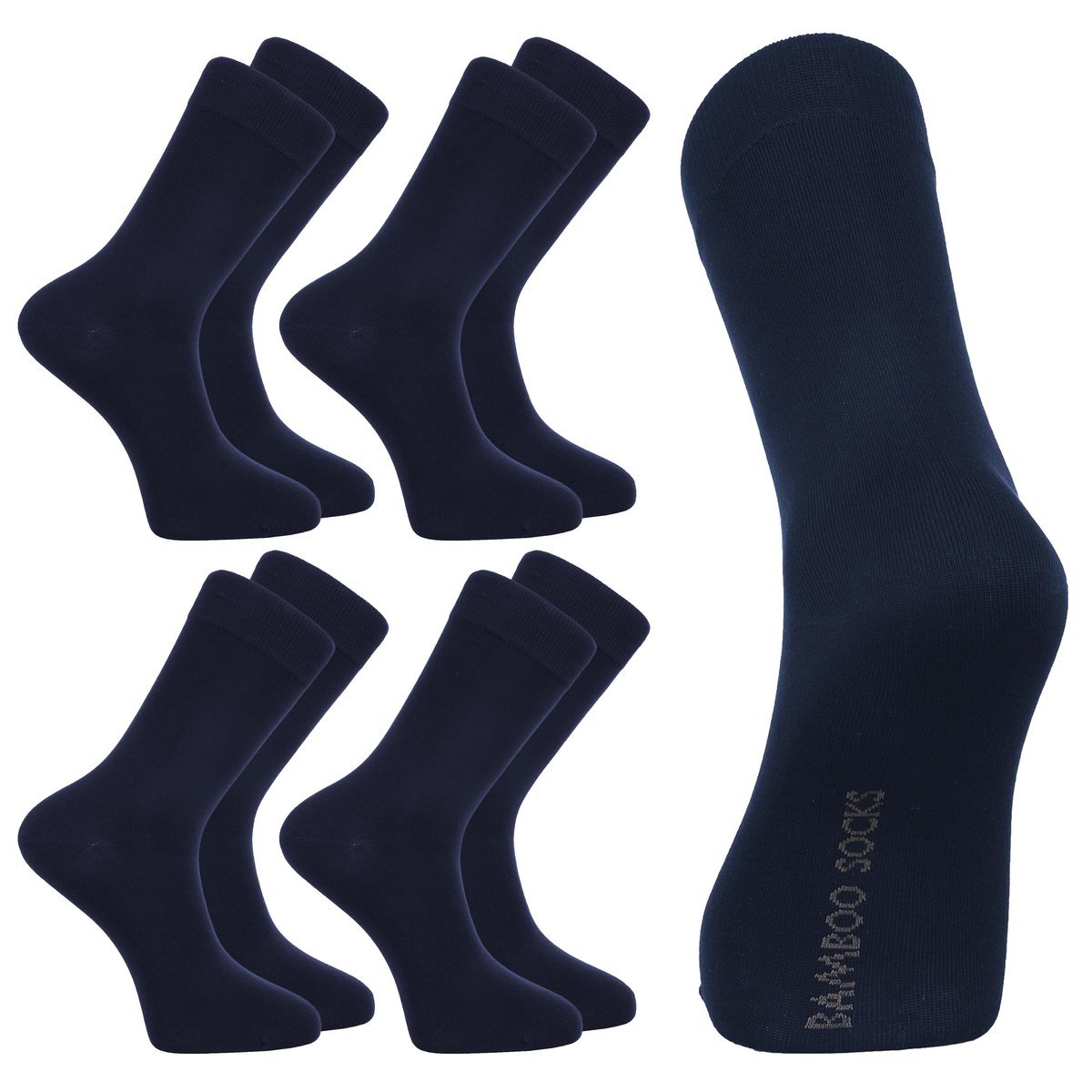 4x SKARPETY MĘSKIE BAMBUSOWE Nieuciskowe 4 Pary MORAJ r. 39-42