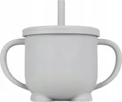 Kubki dla dzieci - bi-bi Silikonowy Kubek ze słomką - miniaturka - grafika 1