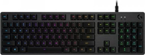 Logitech Klawiatura Logitech Lightsync G512 USB Czarny Gaming Oświetlenie RGB AZERTY S7174691