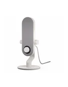 Mikrofony komputerowe - cooling.pl Mikrofon przewodowy KRUX Pin White USB-C biały - miniaturka - grafika 1