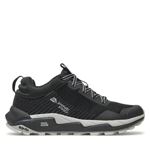 Trekkingi ALPINE PRO Qede UBTD400990 Czarny - Buty trekkingowe męskie - miniaturka - grafika 1