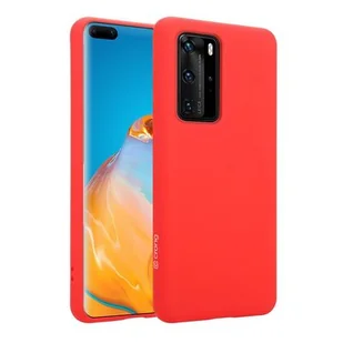 CRONG Crong Color Cover etui plecki na Huawei P40 Pro (czerwony) CRG-COLR-HP40P-RED - Etui i futerały do telefonów - miniaturka - grafika 1