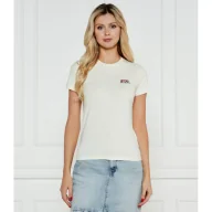 Koszulki i topy damskie - Guess Jeans T-shirt Slim Fit - miniaturka - grafika 1