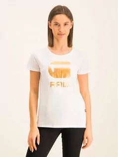Koszulki i topy damskie - G-Star Raw T-Shirt Graphic 21 Top D15750-4107-111 Biały Regular Fit L, M, S, XS - grafika 1