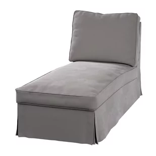 Dekoria Pokrowiec na szezlong leżankę Ektorp wolnostojący prosty tył gołębi szary 63 x 166 x 73 cm Velvet 1004-704-11 - Meble modułowe i akcesoria - miniaturka - grafika 1
