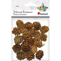 Titanum Szyszki mix rozmiarów 20g brązowe - Zabawki kreatywne - miniaturka - grafika 1