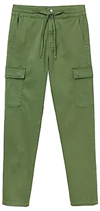 United Colors of Benetton Spodnie damskie, Szary Zielony 8k7, 40 - Spodnie damskie - miniaturka - grafika 1