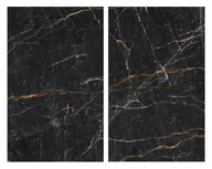 Obrusy i serwetki - Podkładki kuchenne Czarny marmur, 2 szt., szkło, 52 x 30 cm, Allstar - miniaturka - grafika 1