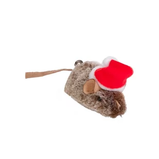 Dingo Mysz Mikołaj 15CM prezent dla kota - Zabawki dla kotów - miniaturka - grafika 1